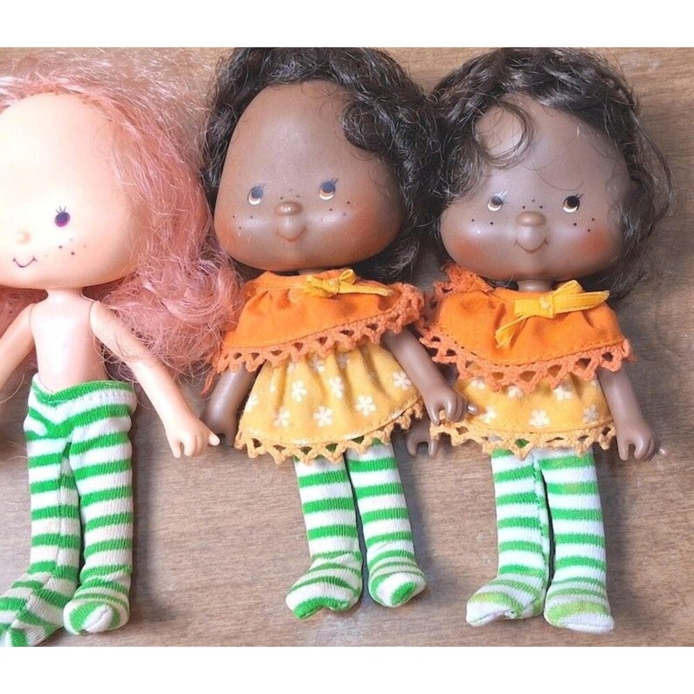 Vintage Strawberry Shortcake Dolls (6) Orange Blossom Apple Dumpling - Picture 4 of 5
